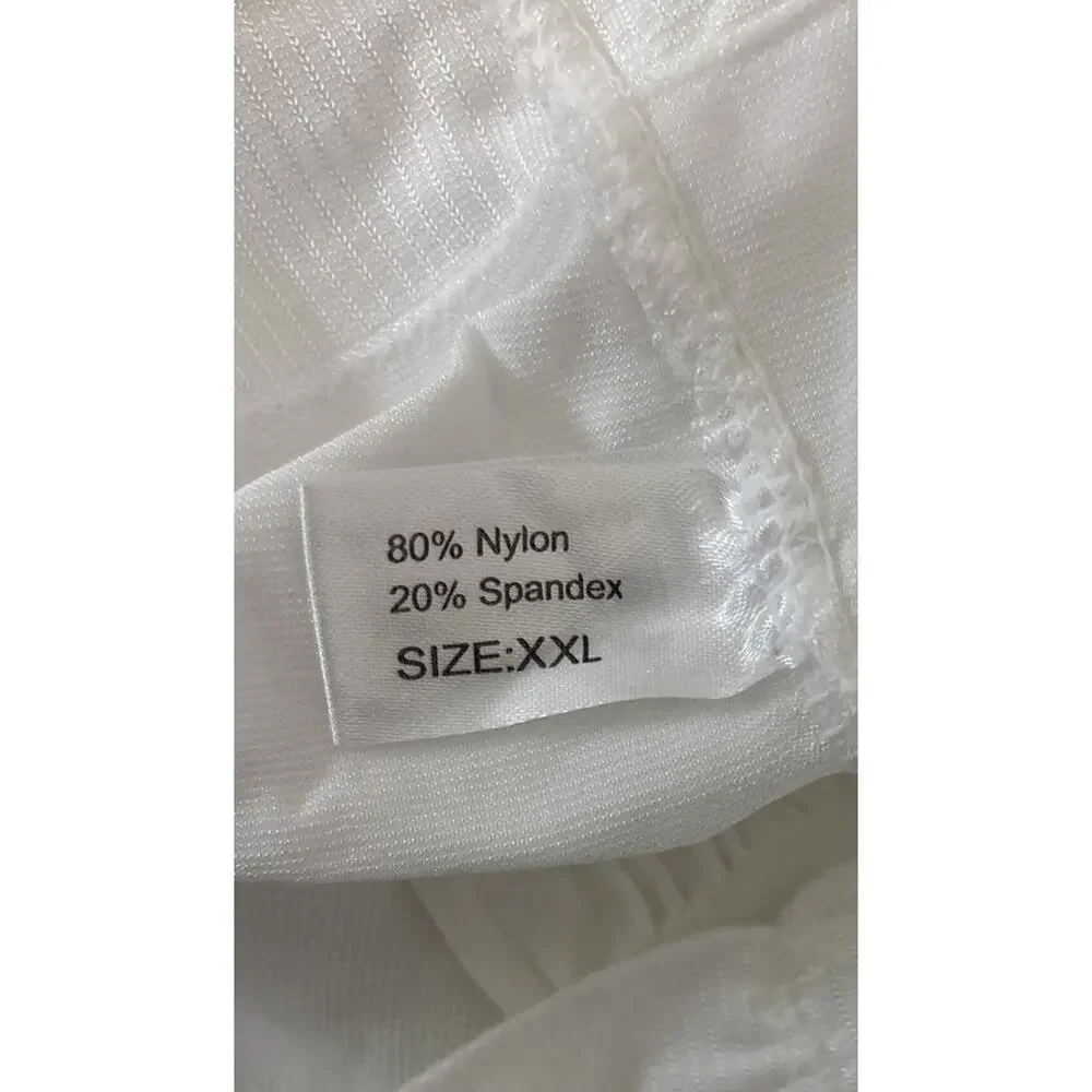 Insta Trim Men’s Body-Support Undershirt Size XXL Slimming Panels White